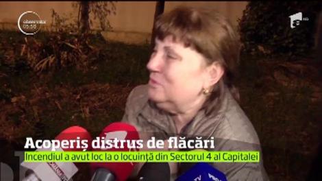 Incendiu puternic în Sectorul 4 al Capitalei