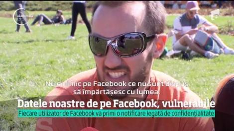 Cine are cont pe Facebook are şi emoţii! Milioane de români vor primi notificări, prin care află dacă datele le-au fost furate