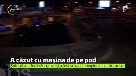 Accident spectaculos în Capitală, puţin după miezul nopţii!