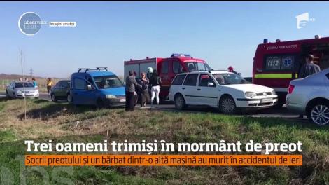 Accidentul din judeţul Galaţi, în urma căruia trei oameni au murit, a fost provocat de un preot! Acesta a intrat într-o depăşire periculoasă