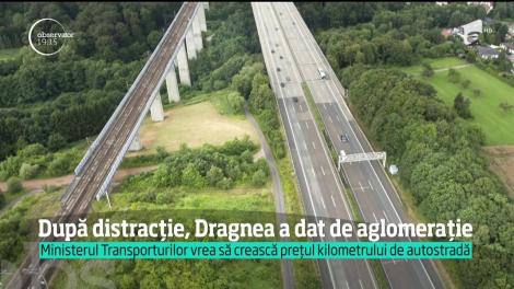 Liviu Dragnea, blocat în trafic pe DN1