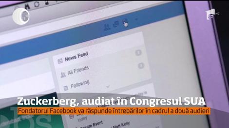 Mark Zuckerberg, audiat în Congresul Statelor Unite