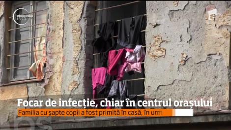 Focar de infecție, chiar în centrul orașului Arad