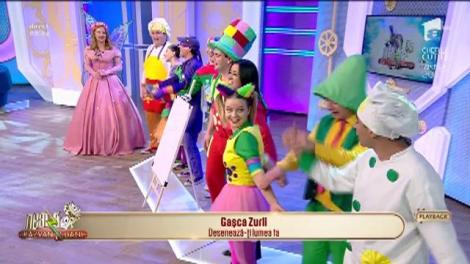 Gașca Zurli cântă, la Neatza, melodia "Desenează-ți lumea ta"