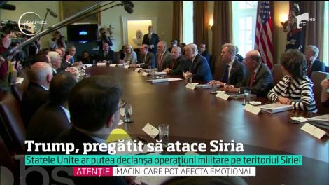 Donald Trump ameninţă cu o intervenţie militară directă împotriva Damascului şi aliaţilor săi
