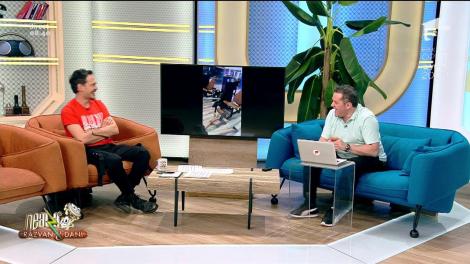 Smiley News. Cum se antrenează Cătălin Oprișan la sală. Ceva mai tare nu există!