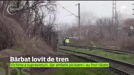 Un bărbat din Constanţa a supravieţuit după ce a fost lovit de tren dar va rămâne infirm