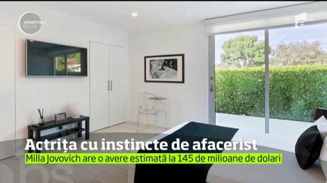 Milla Jovovich una dintre actriţele cel mai bine plătite de la Hollywood şi-a scos la vânzare vila din Beverly Hills