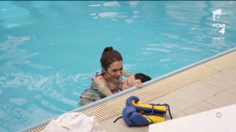 "Fructul oprit", episodul 13 online. Sonia și Alex, prinși în piscină de fiul lui Tudor, în timp ce se sărută pătimaș: "Nu e bine să intri acum!"