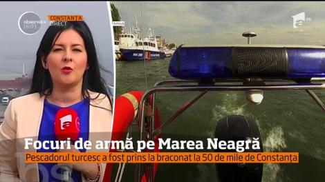 Poliţiştii de frontieră au folosit, fără succes, armamentul din dotare ca să captureze un pescador turcesc