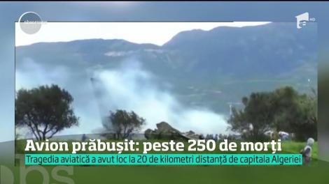 Avion prăbușit în Algeria. 257 de oameni au murit