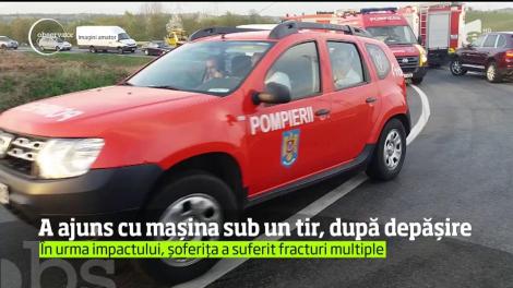 Grav accident rutier pe DN 58 între Reşiţa şi Caransebeş