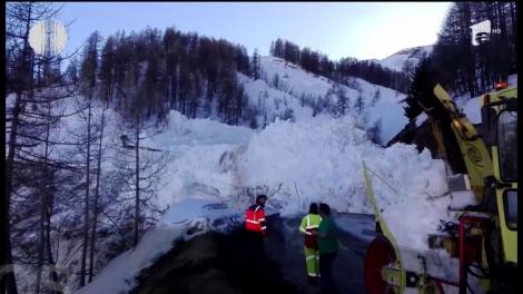 Avalanșă impresionantă în Franța