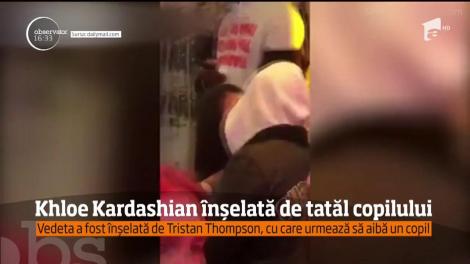 Khloe Kardashian, înşelată de bărbatul cu care urmează să aibă un copil