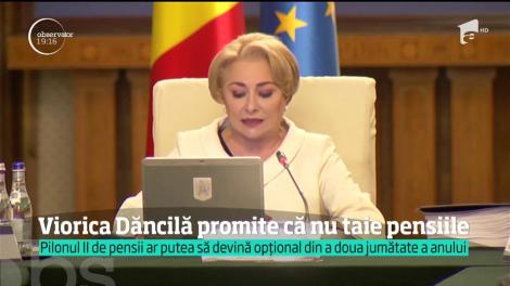 Viorica Dăncilă promite că nu taie pensiile