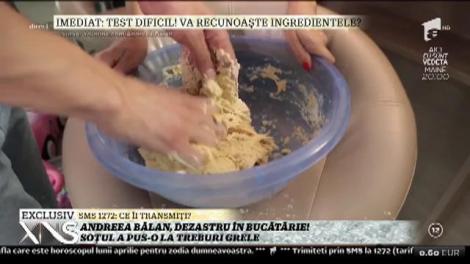 Andreea Bălan, uragan în bucătărie! Artista a fost pusă la treabă de soțul ei: "Mi-a zis să iau postârnac. Facem cozonaci"