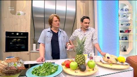 Reţeta zilei! Vlăduț gătește Pui cu bunătăți