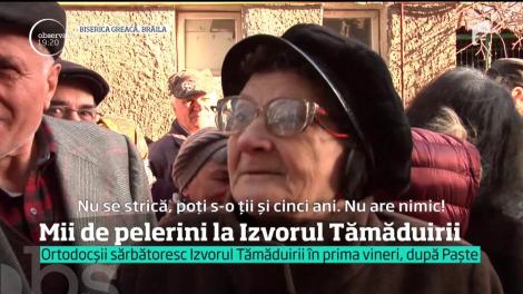 Izvorul Tămăduirii, sărbătorit de mii de oameni din toată ţara