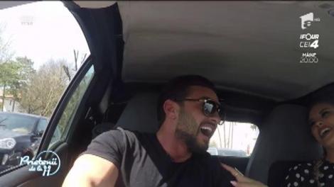 "Ajungem la destinaţie?". Ramona şi Dorian Popa, întrebări indiscrete şi show total în trafic: "Care a fost cea mai jenantă întâlnire?"