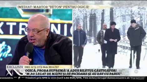 Ogică, proba supremă! A adus biletul câștigător la televizor și a vorbit despre cei doi ani petrecuți în pușcărie: "M-au legat de mâini și picioare și au dat cu parul"