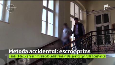 Individul care ar fi înşelat două bătrâne din Dej, prin metoda accidentul a fost prins