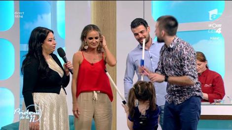 Provocarea baloanelor cu porunci! Marius Elisei a cântat "cucurigu" în platoul de la "Prietenii de la 11"