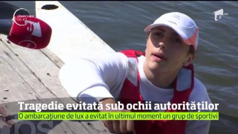 O tragedie a fost evitată în ultimul moment, chiar sub ochii pompierilor, pe lacul Snagov