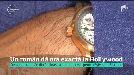 De la Pucioasa, la Hollywood! Sylvester Stallone poartă ceasul unui artist român: "Sper să mai fie şi alte vedete"