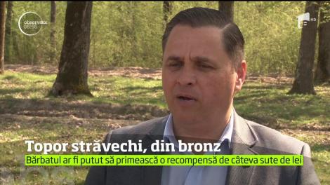 Topor vechi de mii de ani, descoperit într-o pădure din ţara noastră