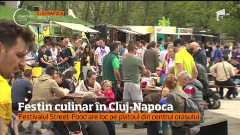 Festin culinar în Cluj-Napoca, în cadrul unui maraton sportiv