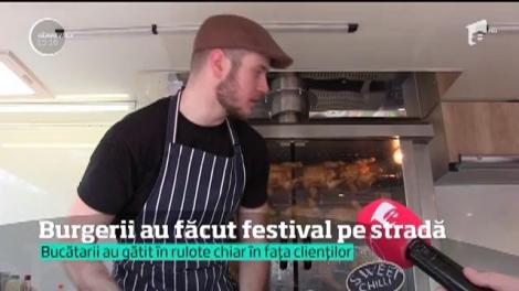 Festin pe stradă. Clujenii au făcut cozi la burgeri și mâncare orientală