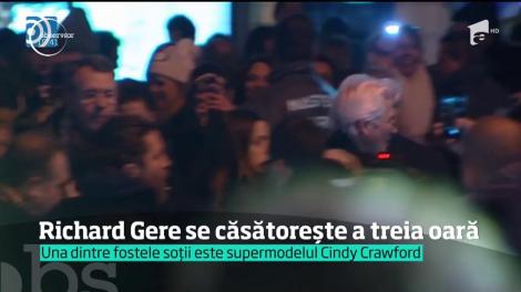Richard Gere se căsătorește a treia oară