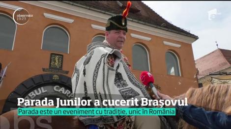Parada Junilor, spectacol cu tradiţie în Brașov