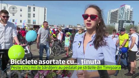Spectacol de culoare pe două roţi, de record, în Timişoara!