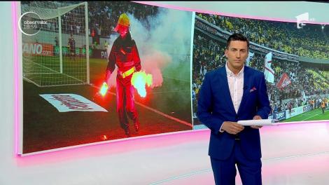 Derby-ul Steaua-Rapid s-a transformat într-o bătălie generală. Femei şi copii au căzut la mijloc în lupta dintre jandarmi şi ultraşi!