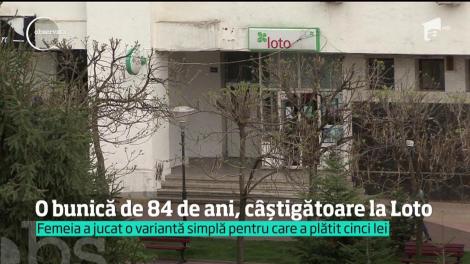 Astă iarnă n-a avut bani să plătească pentru căldură. Astăzi, a aflat că este milionară. O pensionară din Gorj a câştigat marele premiu de la loto 6 din 49