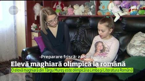 Elevă maghiară olimpică la română