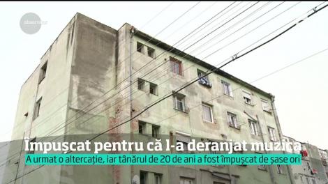 Un tânăr de 20 de ani din Cisnădie a fost împuşcat de 6 ori cu un pistol cu bile, de un vecin nervos