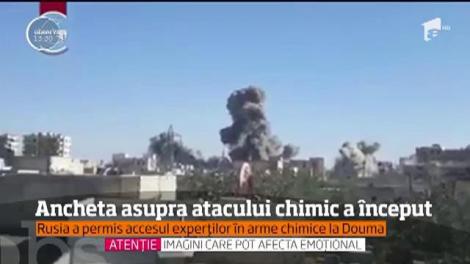 Ancheta asupra atacului chimic din Siria a început! Rusia a permis accesul experților în arme chimice la Douma