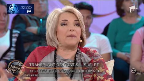 Transpalnt de ficat și... suflet. Viața Iuliei s-a schimbat când l-a întâlnit pe Grigore Leșe: ”El este un vrăjitor prin harul pe care îl are”