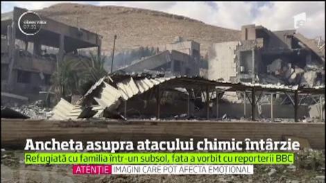 Ancheta internaţională asupra folosirii armelor chimice de către regimul Assad în Siria întârzie