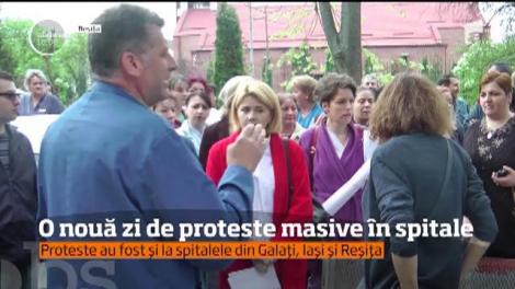 A doua zi cu proteste de amploare la spitalele din Capitală, dar şi din ţară!