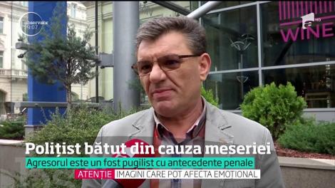 Un poliţist din Capitală a devenit sac de box pentru un fost pugilist certat cu legea
