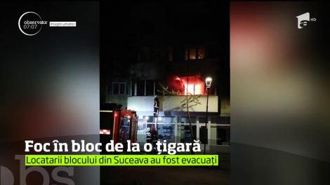 Momente de panică într-un bloc din Suceava
