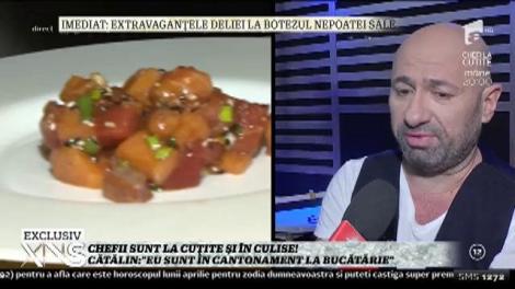 Chef Cătălin Scărlătescu: "În familia Chefi la cuţite doi cântă şi unul găteşte! Eu sunt acela!"