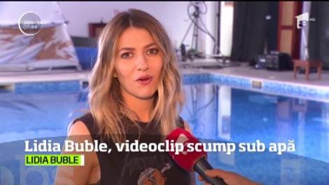 Lidia Buble a filmat cel mai nou videclip al ei sub apă