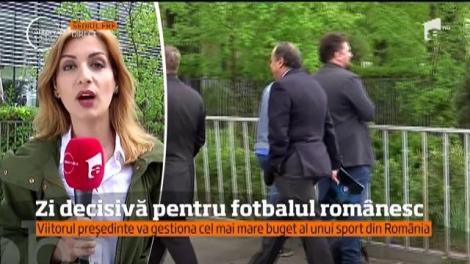 Zi decisivă pentru fotbalul românesc! Viitorul președinte va gestiona cel mai mare buget al unui sport din România