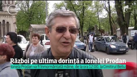 Ionela Prodan ar putea fi înmormântată fără să-i fie respectată ultima dorinţă