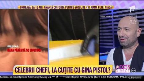 Ce se întâmplă în culisele celui mai incendiar cooking show - Chefi la cuţite! În pauze, Gina Pistol se detensionează bătând... la tobe!