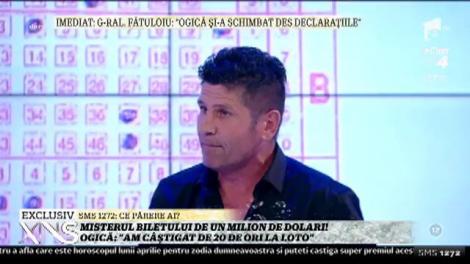 Loteria Naţională a validat biletul câştigător! Stelian Ogică susţine că a fost sabotat de serviciile secrete